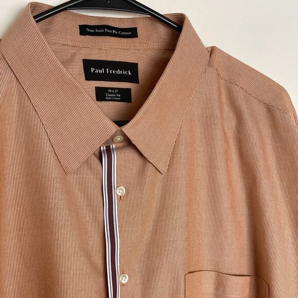 Paul Fredrick Classic Fit Non‑Iron Dress Shirt (19x37) - Picture 6 of 6